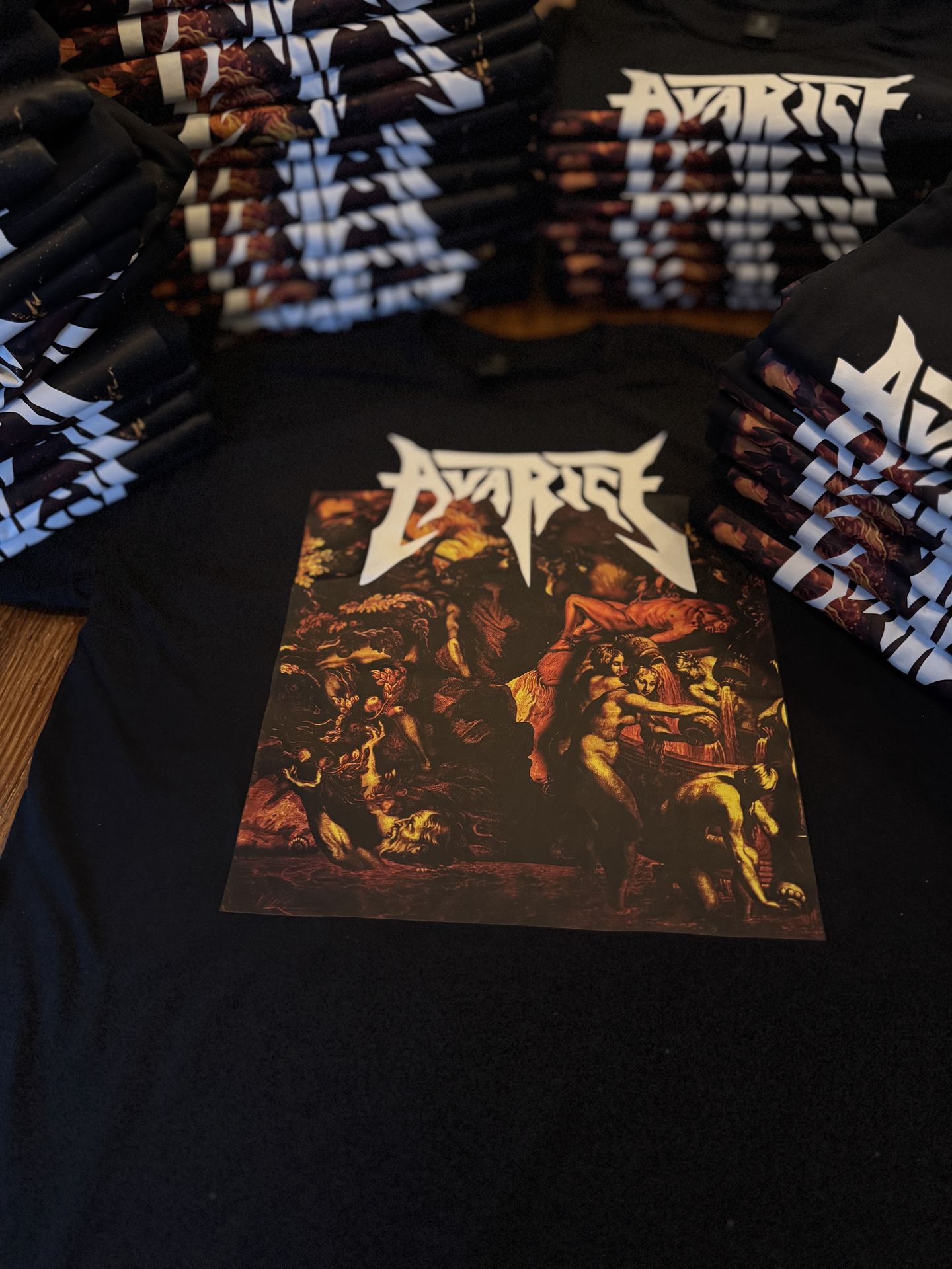 T-shirt med eget logo i farver Avarice t-shirts